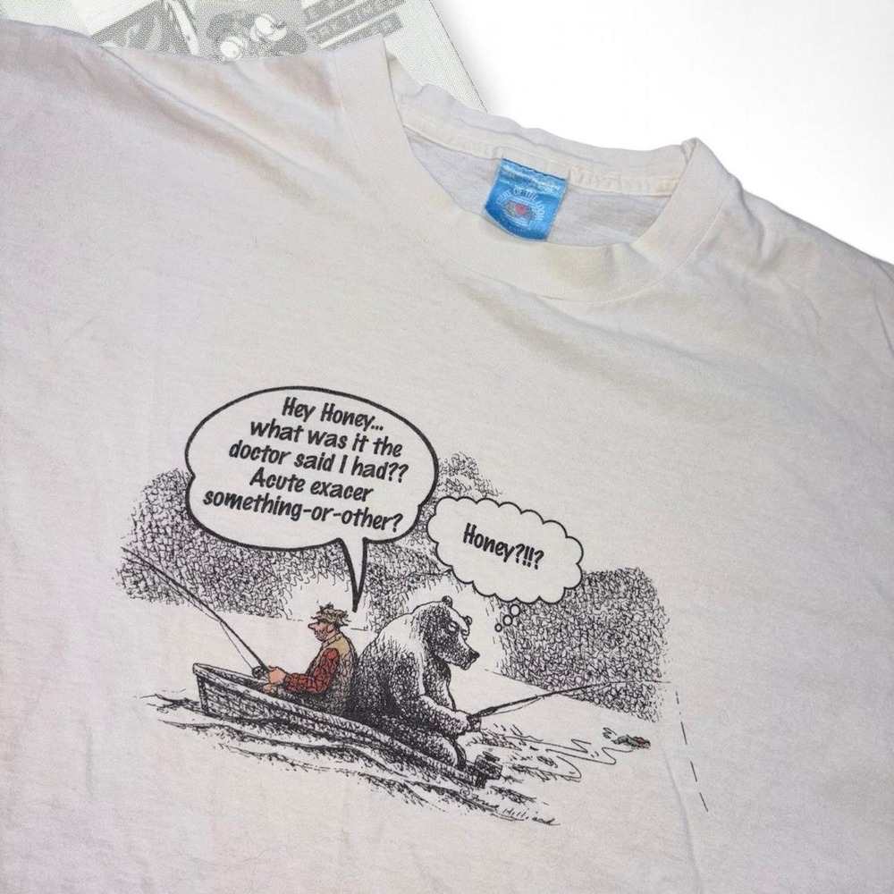 Fruit of the Loom Cedax Pharmaceutical Promo Graphic Tee Vintage 90s XL White